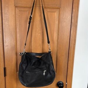 Coach Black Leather Shoulder Bag